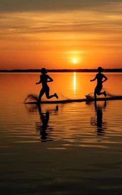 Sunset Jogging at James D. Martin Wildlife Park cover