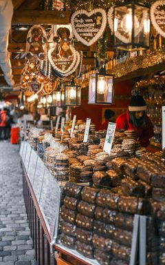 Explore a Christmas market cover