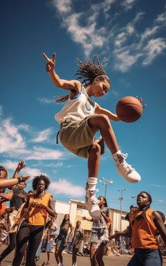 Basketball Pickup Game at Jardin du Luxembourg cover