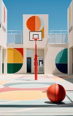 Basketball Pickup Game at Canary Wharf cover